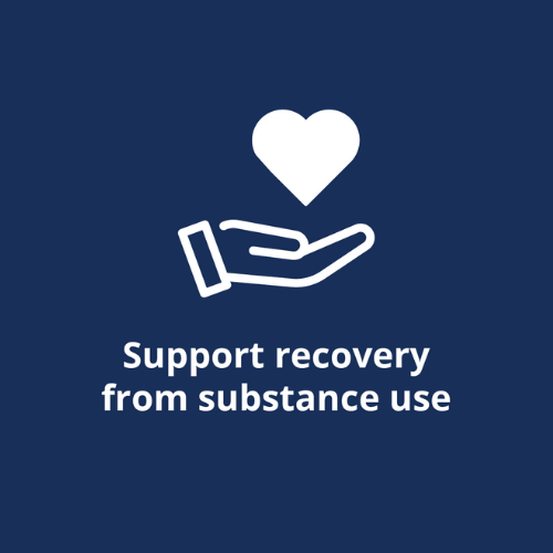 Support recovery from substance use - mental health service reform objective