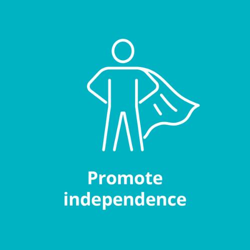 Promote independence - Mental health service reform objective